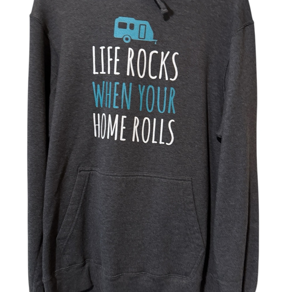 Gray Graphic Women’s Sweatshirt.